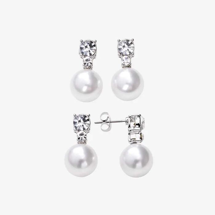 Комплект бижута с перли Winter’s Embrace.