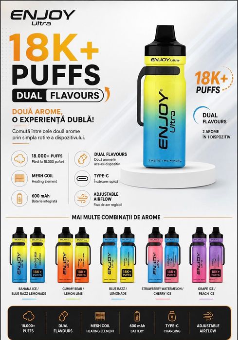 Enjoy ultra 18k două arome pe produs
