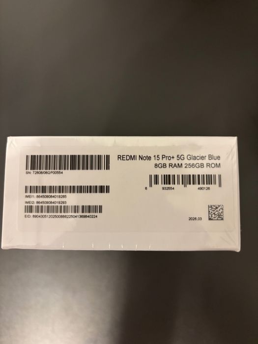 Xiaomi redmi note 15 pro+ 256gb