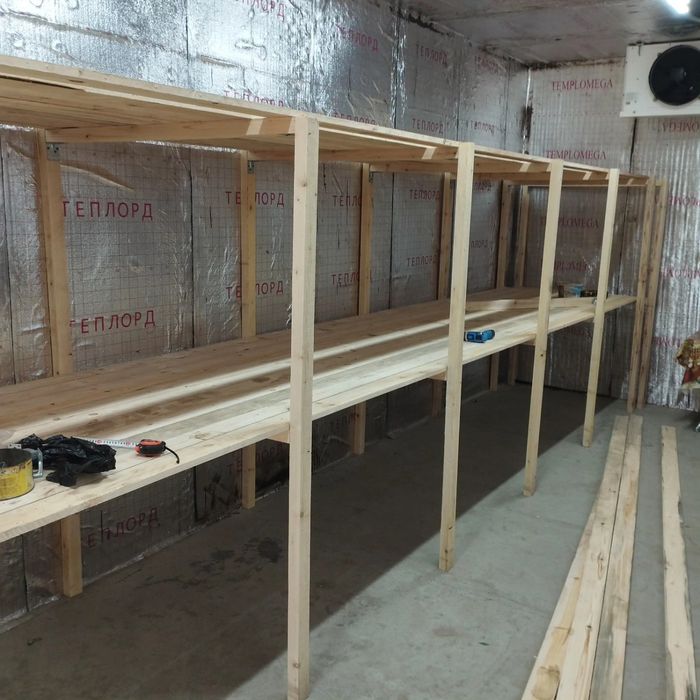 Стеллажи Для склада. из Дерева