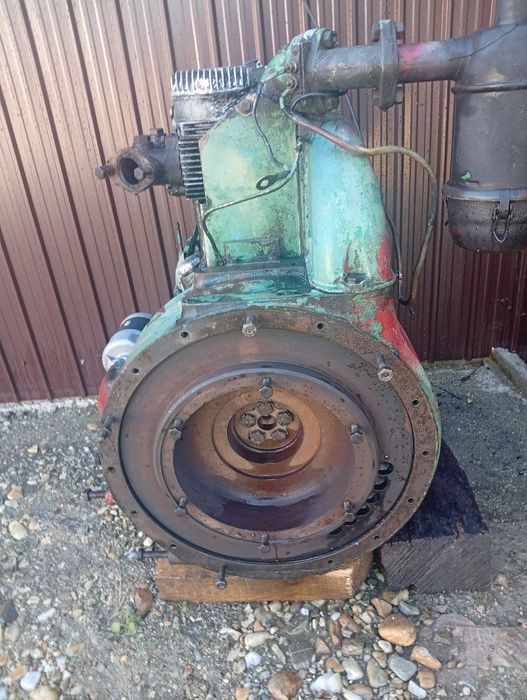 Motor răcire pe aer in doua pistoane,Guldner