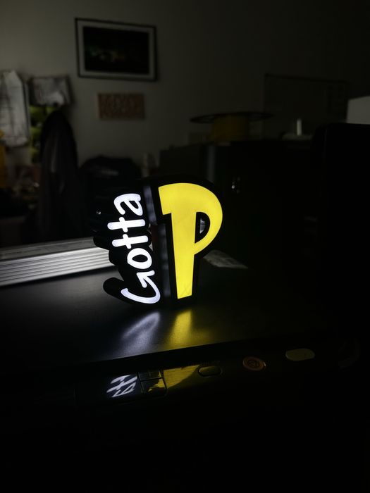 3d печать объмных световых букв и фигур