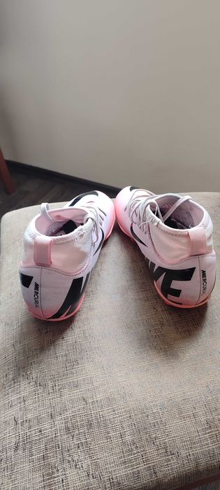 Nike Mercurial Superfly 9 Club FG/MG Junior - розово Размер 35,5 см