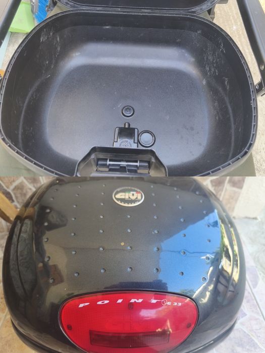 Top case și suport moto givi /lada portbagaj moto