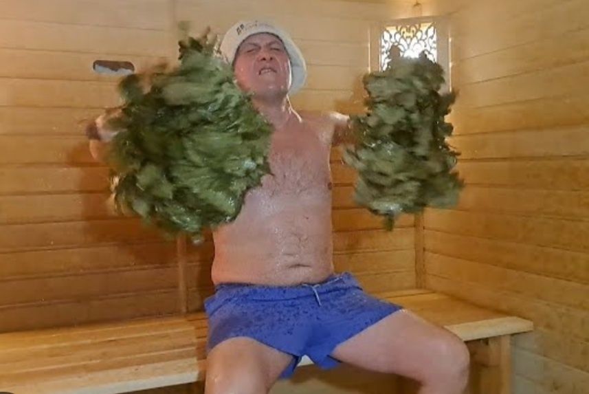 Дубовые веники для бани.