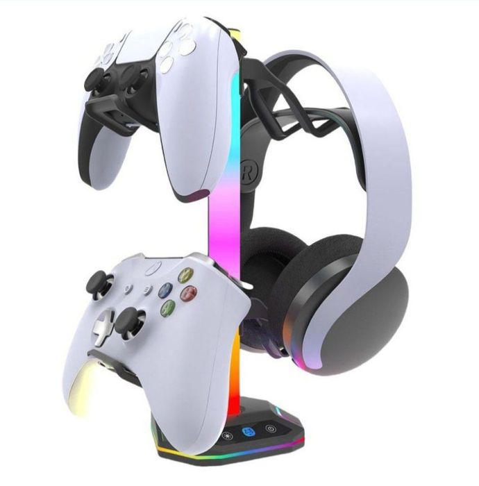 Подставка RGB для наушников и геймпада PS5-Xbox