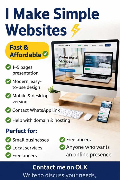 Creez site-uri simple, moderne și accesibile