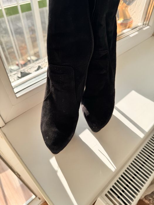 Продам ботфорты замша