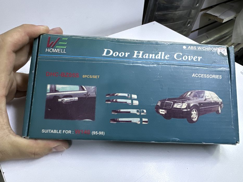 Мыльницы ( хром под ручки) Mercedes-Benz W140