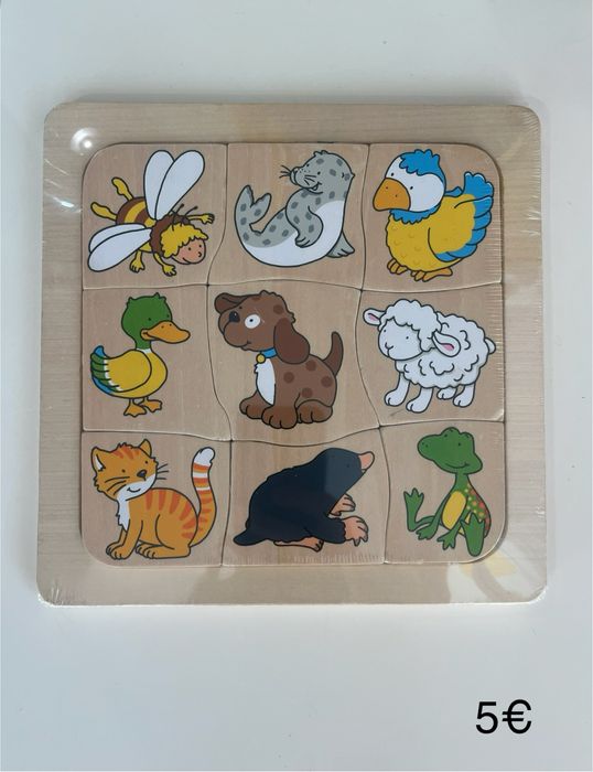 Нови дървени играчки и пъзели