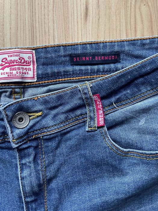 SUPERDRY skinny Bermuda/дамски къси дънки W32