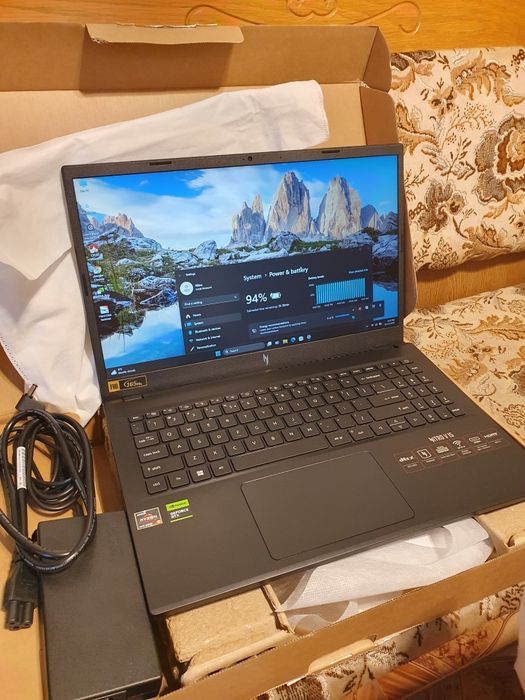 NOU ! Acer Nitro,15"FHD,Cpu Ryzen5,Ram16gb DDR5,SSD 512gb,Nvidia RTX