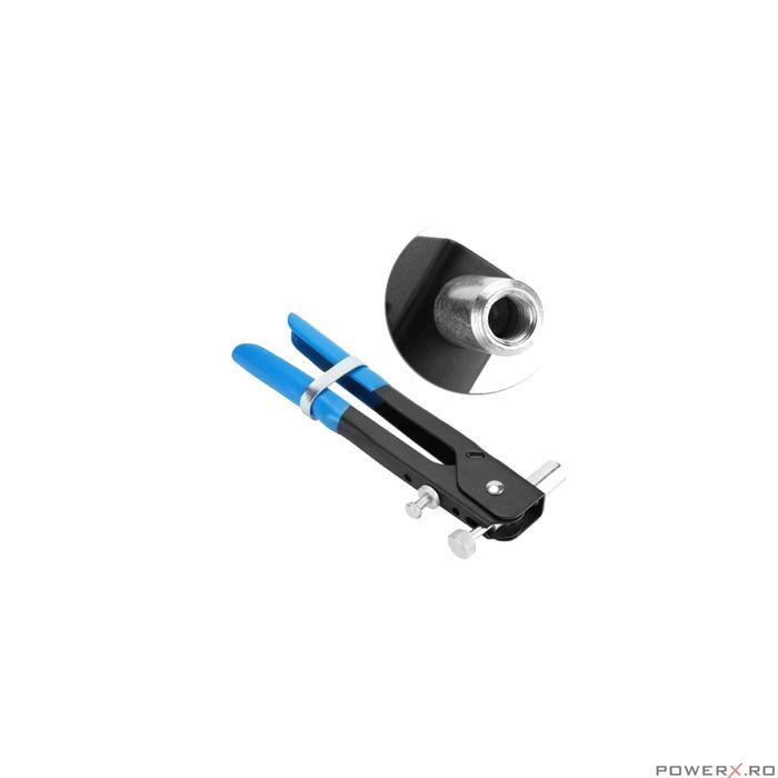 Set pistol cleste de nituit pentru piulite M3-M8,106 piese Silver