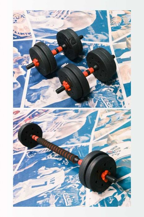 Набор гантелей пластик разборный
