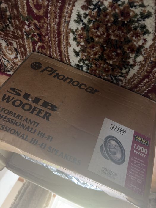 Subwoofer  Phonocar Pro-Tech 1000 W