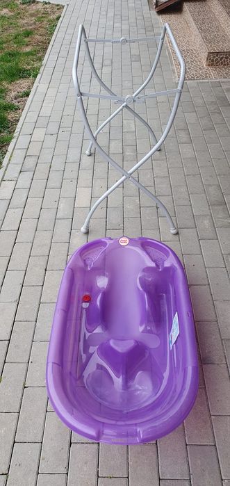 Cadita bebe cu suport metalic