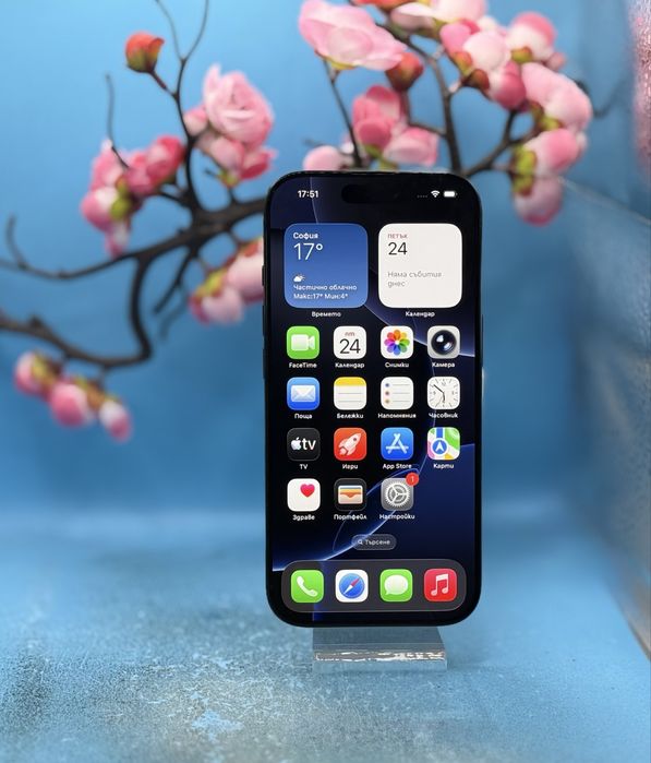 Apple iPhone 16 Pro, 128GB, 5G, Black Titanium