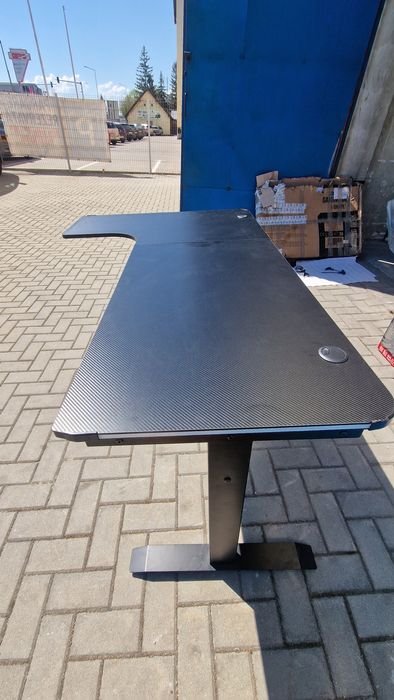 Gaming Desk L-Shape carbon fiber