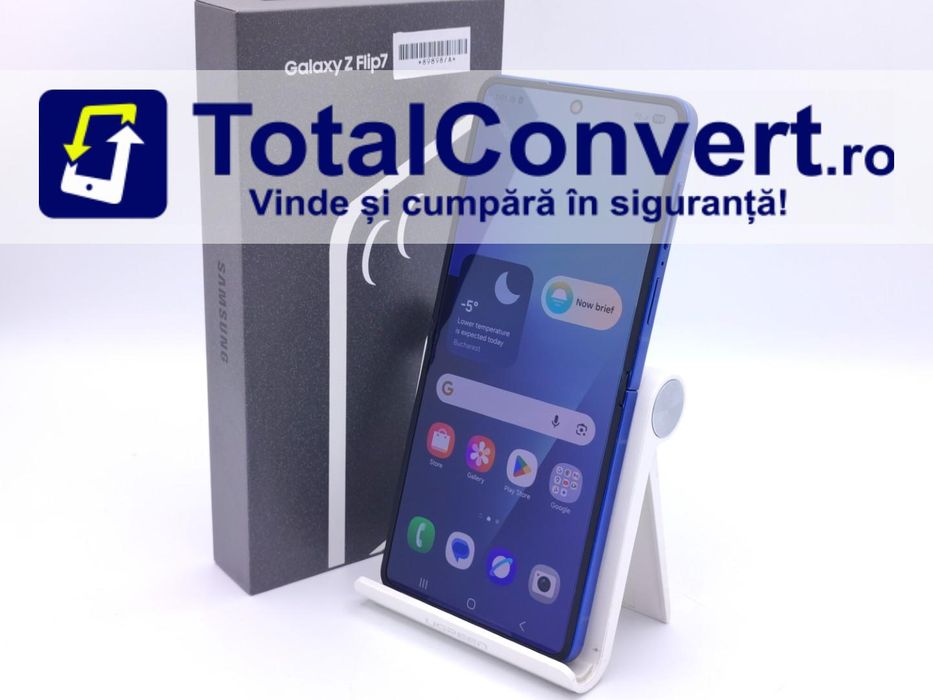Samsung Z Flip 7 256GB Blue Shadow 12GB, Garantie 24 luni | #D89898
