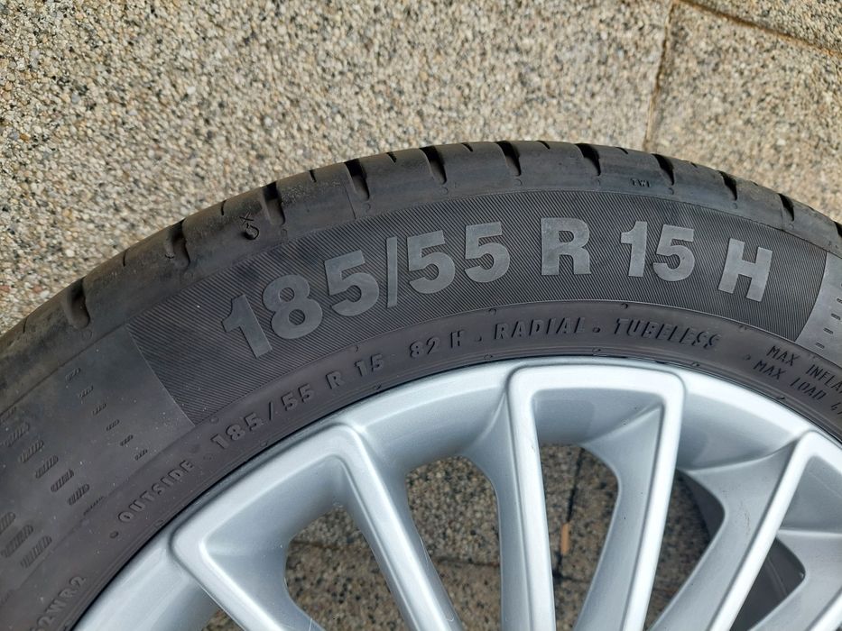 Jante aliaj originale VW Up pe 15, cauciucuri de vara 185 55 15