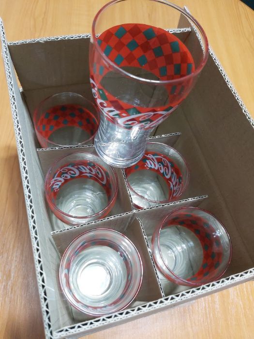 Set pahare Roșu Coca Cola Noi