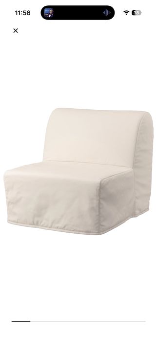 Pat / Fotoliu extensibil Ikea x2 buc.