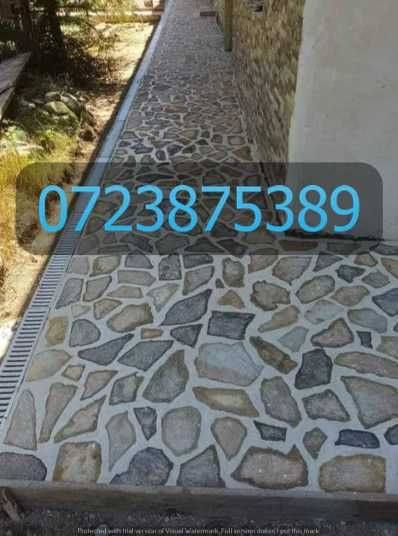 Piatră de Munte pentru Aleei Japoneze, Pavaje Curte