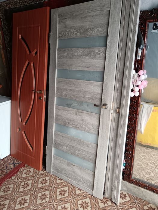 Ușă interior cameră și bucătărie