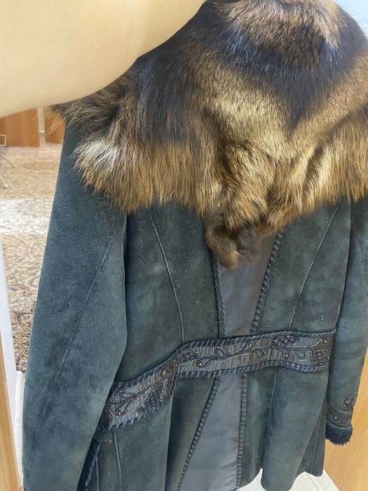 Дубленка зимняя короткая