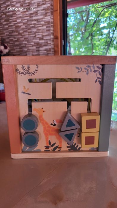 Cub interactiv / educativ din lemn Smiki Zookabee – Complet, în cutie