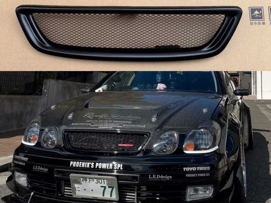 Решетка радиатора тюнинг на Lexus GS и Toyota Aristo 160 обвес