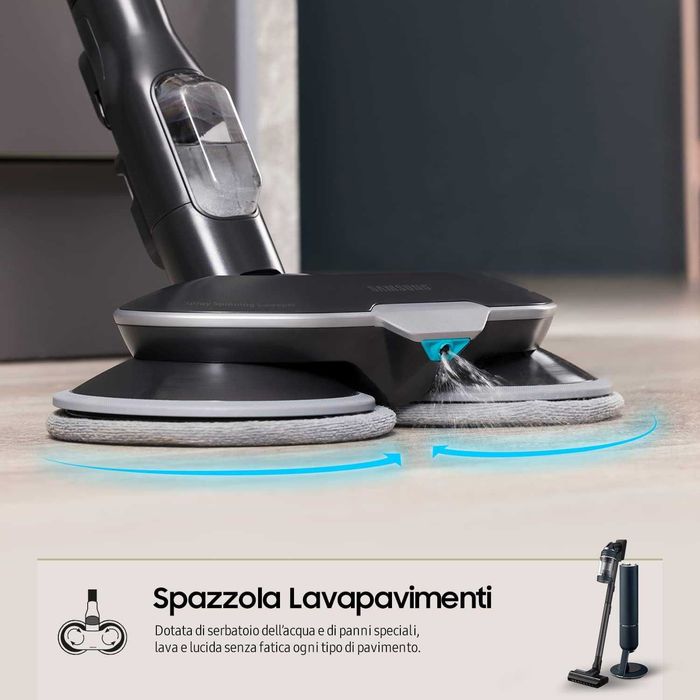 Вертикална прахосмукачка Samsung Bespoke Jet Pro Extra (VS20A95973BWA)