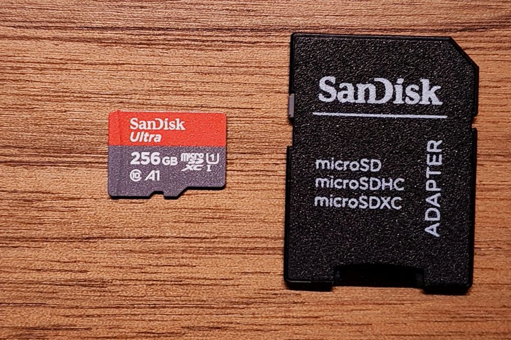 256 GB MicroSD карта - SanDisk Ultra XC Class 10