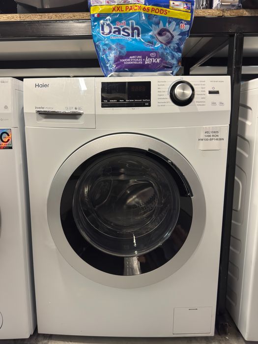 Mașină de spălat rufe 10kg Haier HW100-BP14636N, factura si garantie 12 luni