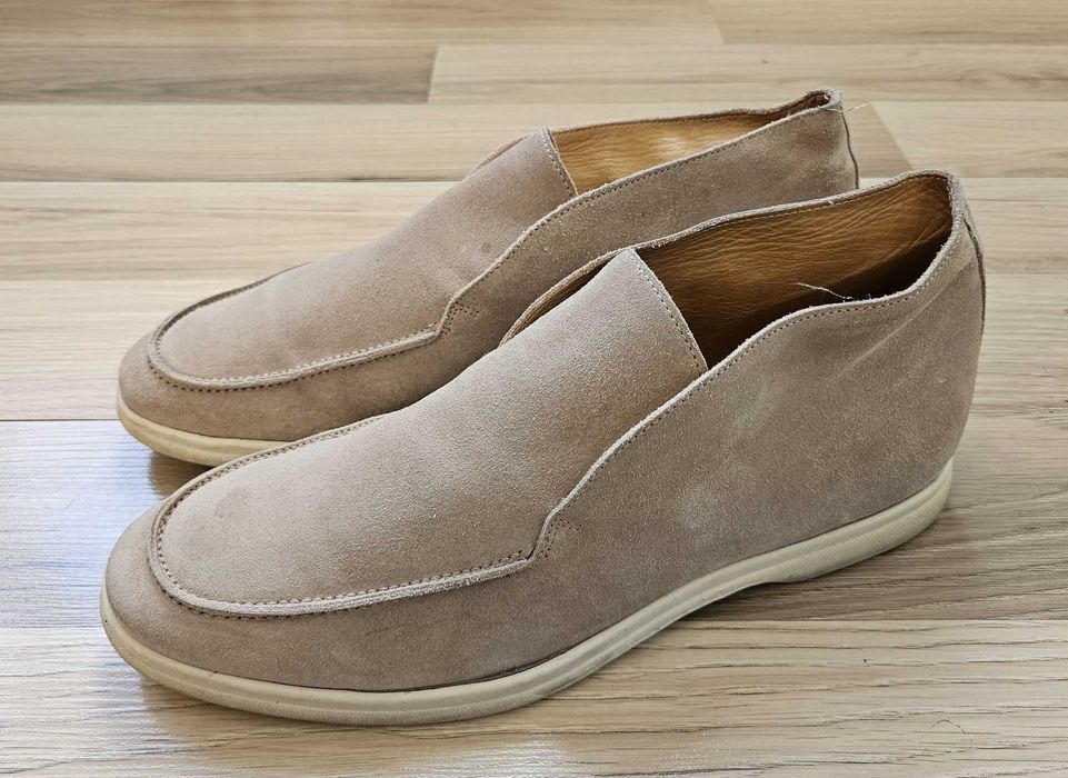Мъжки мокасини Eleventy Beige Suede Slip-On1 - 42/43
