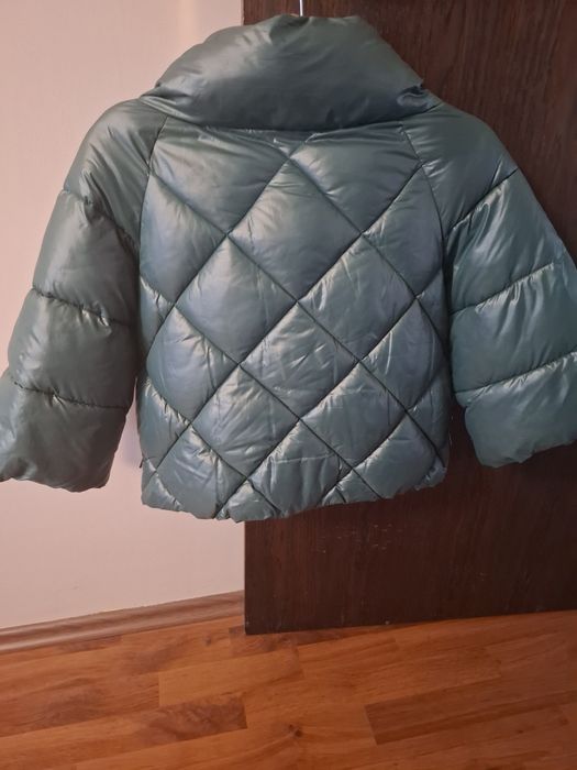 Зелено яке с 3/4 ръкав