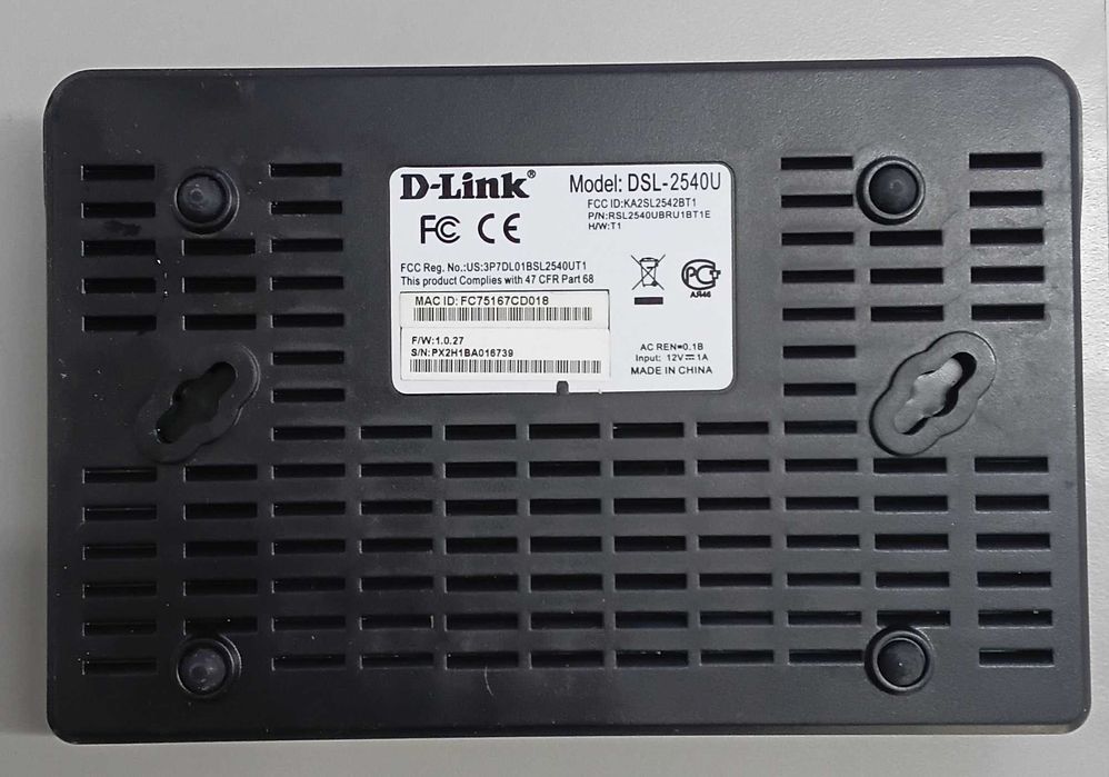 Модем TP-Link TD-W8101G TP-Link TD-8616 D-link DSL-2540U б/у