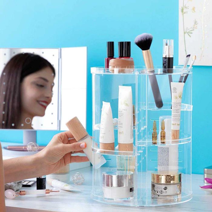Organizator rotativ pentru produse cosmetice 7 niveluri 23 x 30 cm