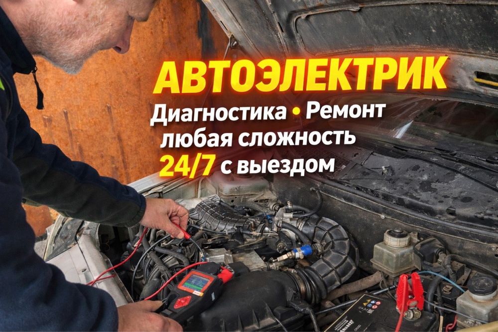 Автоэлектрик выезд Алматы 24/7