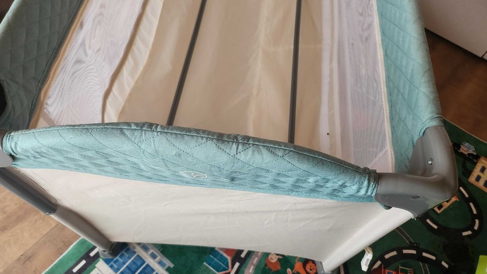 Платнена сгъваема бебешка кошара