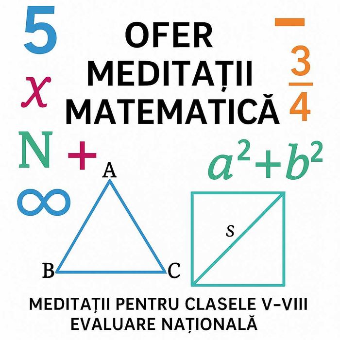 Meditații Matematică – Clasele V-VIII