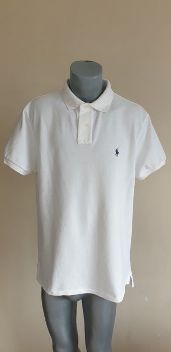 POLO Ralph Lauren Pique Cotton Slim Fit  XL НОВО ОРИГИНАЛ Мъжка Тениск
