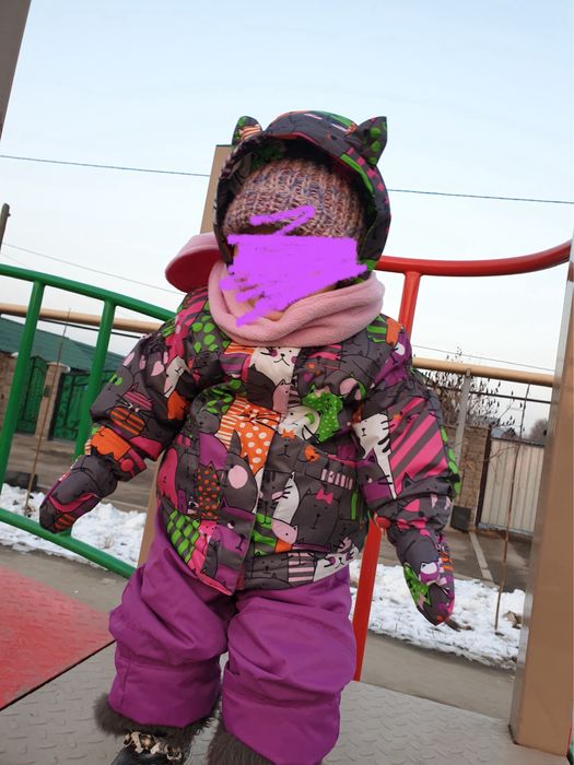 Продам комбинезон двойка зимняя от бренда deux par deux на годик 12 м