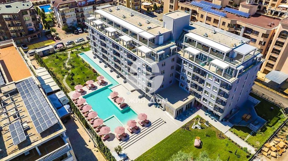 Двустаен апартамент в к-с „Ж’адор Сикрет Гардън“, к.к. Слънчев бряг