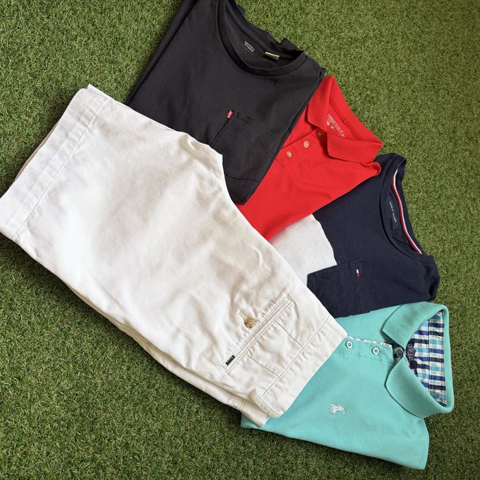 Мъжки блузи с къс ръкав Ralph Lauren, Levi’s, Tommy Hilfiger, Nike