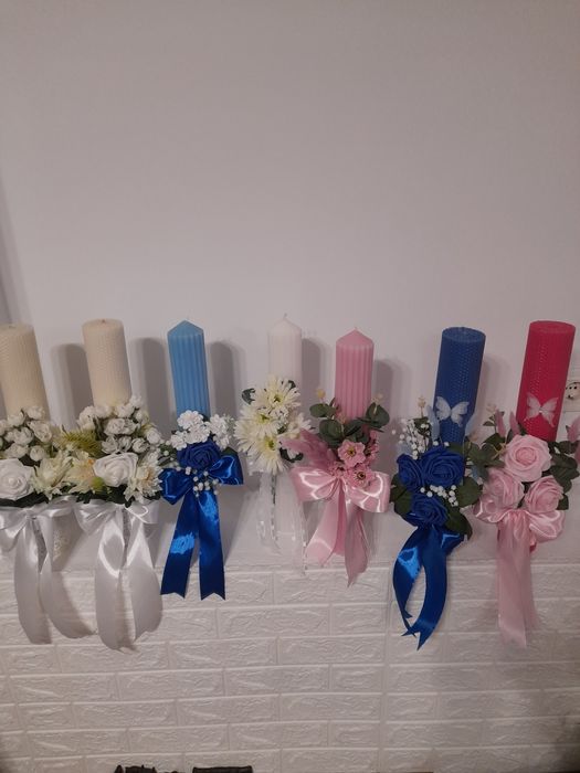 Lumanari nunta și botez