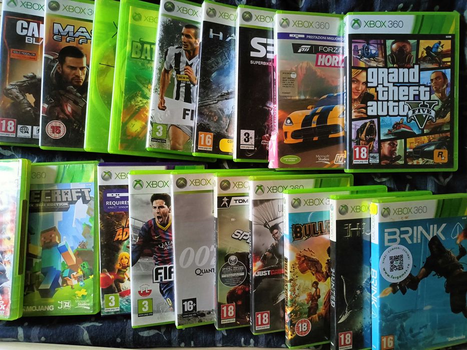 XBox 360+ 27 jocuri+ 2 controler+ kinect