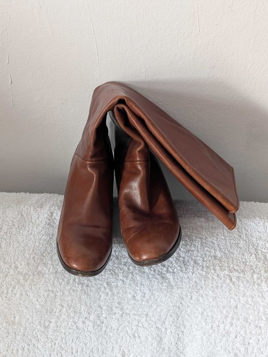 Cizme înalte cu toc piele Ugorossetti 40