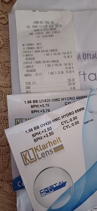 Ochelari de vedere ,noi.