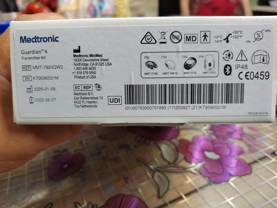 Transmitator Medtronic Guardian 4- Senzor Glicemie și Senzori Medtronic Guardian 4